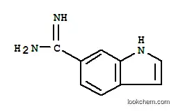 Molecular Structure of 71889-72-0 (6-amidinoindole)