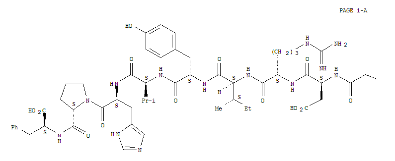 L-Phenylalanine,L-alanyl-L-prolylglycyl-L-a-aspartyl-L-arginyl-L-isoleucyl-L-tyrosyl-L-valyl-L-histidyl-L-prolyl-