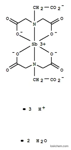 Molecular Structure of 72017-60-8 (ANTIMONY AMMONIA TRIACETIC ACID)