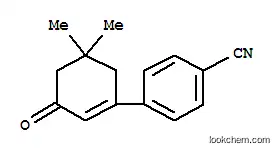 Molecular Structure of 72036-56-7 (5,5-Dimethyl-3-(4-cyanophenyl)-cyclohex-2-en-1-one)