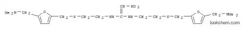 Molecular Structure of 72126-78-4 (N,N'-BIS[2-[5-(DIMETHYLAMINOMETHYL)FURFURYLTHIO]ETHYL]-2-NITRO-1,1-ETHENDIAMINE)