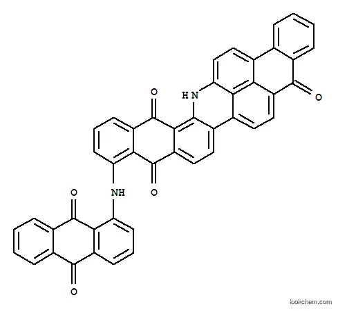 Molecular Structure of 72138-96-6 (11-(anthraquinon-1-ylamino)anthra[2,1,9-mna]naphth[2,3-h]acridine-5,10,15(16H)-trione)