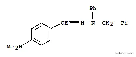 Molecular Structure of 7248-18-2 (4-[(E)-(2-benzyl-2-phenylhydrazinylidene)methyl]-N,N-dimethylaniline)