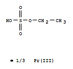 Sulfuric acid,monoethyl ester, praseodymium(3+) salt (3:1)