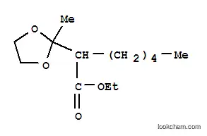 Molecular Structure of 72727-57-2 (ethyl 2-methyl-alpha-pentyl-1,3-dioxolane-2-acetate)