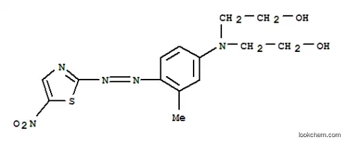 Molecular Structure of 72987-42-9 (2,2'-[3-methyl-4-(5-nitrothiazol-2-ylazo)phenylimino]bisethanol)