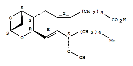 73151-69-6,15-hydroperoxythromboxane A2,2,6-Dioxabicyclo[3.1.1]heptane,thromboxa-5,13-dien-1-oic acid deriv.