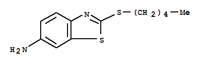 6-Amino-2-n-pentylthiobenzothiazole
