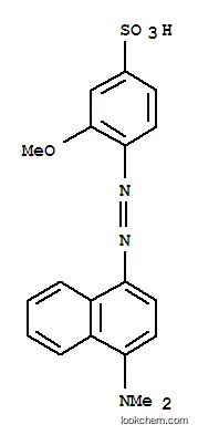 Molecular Structure of 74347-15-2 (4-(4'-Dimethylamino-1'-naphthylazo)-3-methoxybenzenesulfonic acid)