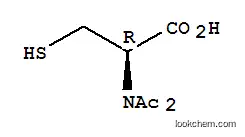 Molecular Structure of 74401-71-1 (N,N-diacetylcysteine)