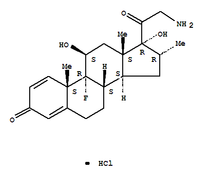 21-Amino-9-fluoro-11,17-dihydroxy-16-methylpregna-1,4-diene-3,20-dione hydrochloride