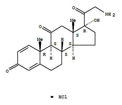 21-Amino-17-hydroxypregna-1,4-diene-3,11,20-trione hydrochloride