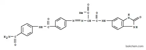 4-[[4-[[1,3-Dioxo-1-[(2-oxo-1,3-dihydrobenzimidazol-5-yl)amino]butan-2-yl]diazenyl]benzoyl]amino]benzamide