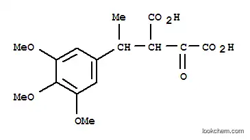 Molecular Structure of 7466-18-4 (2-oxo-3-[1-(3,4,5-trimethoxyphenyl)ethyl]butanedioic acid)