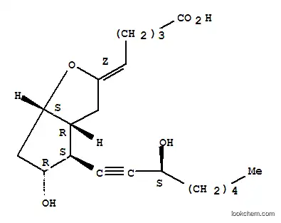 Molecular Structure of 74853-73-9 (13,14-dehydroprostaglandin I2)