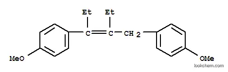 Molecular Structure of 74886-24-1 (1,2-diethyl-1,3-bis(4-methoxyphenyl)-1-propene)