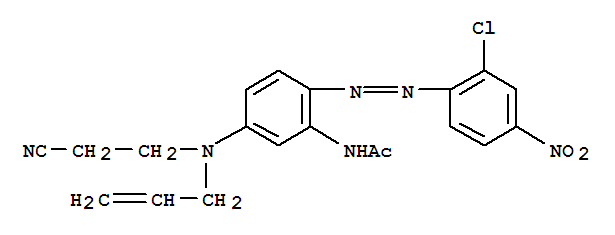 Acetamide,N-[2-[2-(2-chloro-4-nitrophenyl)diazenyl]-5-[(2-cyanoethyl)-2-propen-1-ylamino]phenyl]-