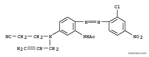 Molecular Structure of 75150-11-7 (N-[2-[(2-chloro-4-nitrophenyl)azo]-5-[(2-cyanoethyl)allylamino]phenyl]acetamide)