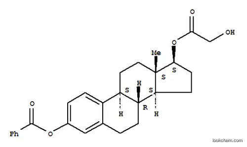 Molecular Structure of 75219-61-3 ([(8S,9S,13S,14S,17S)-17-(2-hydroxyacetyl)oxy-13-methyl-6,7,8,9,11,12,1 4,15,16,17-decahydrocyclopenta[a]phenanthren-3-yl] benzoate)