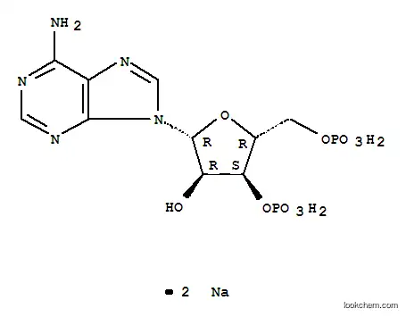 Molecular Structure of 75431-54-8 (3'-PHOSPHOADENOSINE 5'-PHOSPHATE)