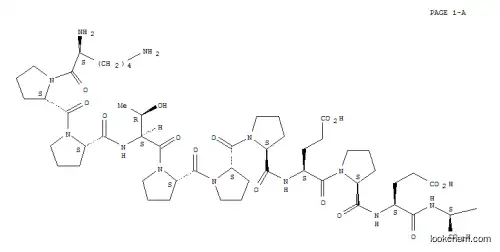 Molecular Structure of 75813-50-2 (H-LYS-PRO-PRO-THR-PRO-PRO-PRO-GLU-PRO-GLU-THR-OH)
