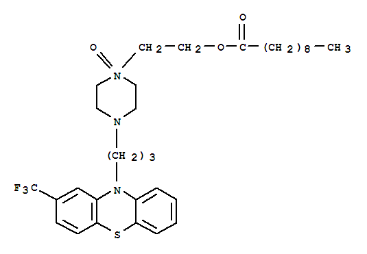2-[1-OXIDO-4-[3-[2-(TRIFLUOROMETHYL)PHENOTHIAZIN-10-YL]PROPYL]-2,3,5,6 -TETRAHYDROPYRAZIN-1-YL]ETHYL DECANOATE