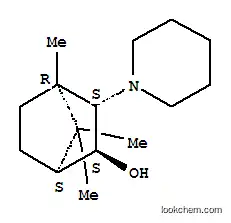 Molecular Structure of 76049-29-1 (1,7,7-trimethyl-2-exo-piperidinobicyclo(2.2.1)heptan-3-endo-ol)