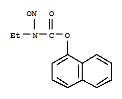 Carbamic acid,ethylnitroso-, 1-naphthalenyl ester (9CI)