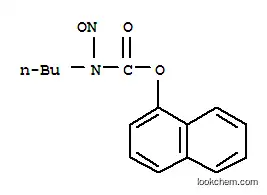 Molecular Structure of 76206-38-7 (1-Naphthyl-N-butyl-N-nitrosocarbamate)