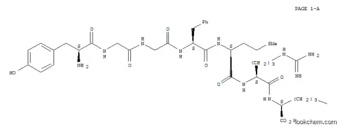 Molecular Structure of 76496-10-1 (MET-ENKEPHALIN-ARG-ARG)