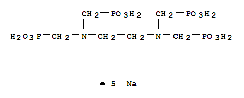 Ethylenediamine tetra(methylenephosphonic acid) pentasodium salt(7651-99-2)