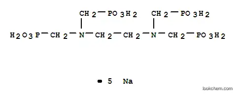 Molecular Structure of 7651-99-2 (Ethylenediamine tetra(methylenephosphonic acid) pentasodium salt)