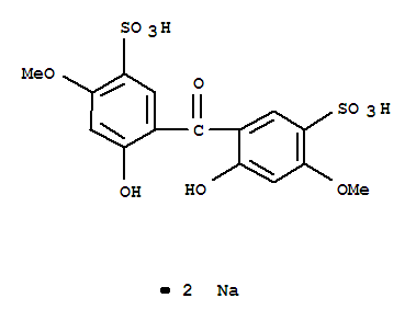 Benzenesulfonic acid,3,3'-carbonylbis[4-hydroxy-6-methoxy-, sodium salt (1:2)(76656-36-5)