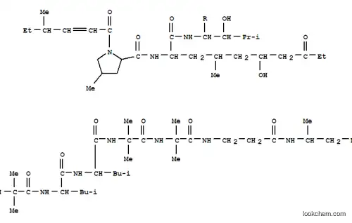 Molecular Structure of 76663-52-0 (leucinostatin B)