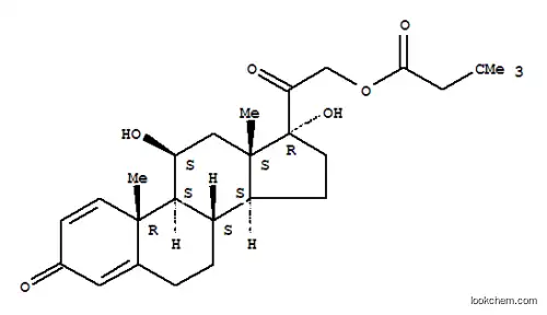 Molecular Structure of 7681-14-3 (Prednisolone tebutate)