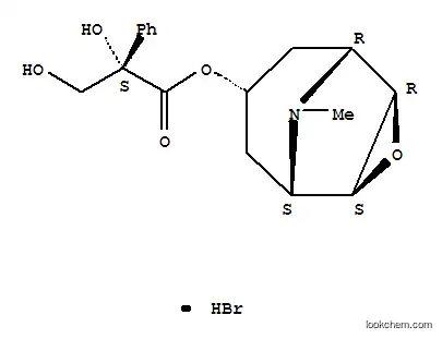 Molecular Structure of 76822-34-9 (Anisodine hydrobromide)