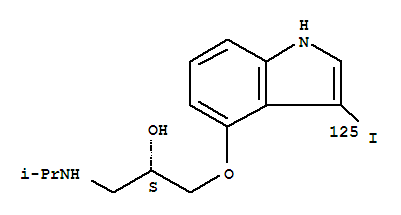 76875-01-9,3-iodopindolol,3-iodopindolol