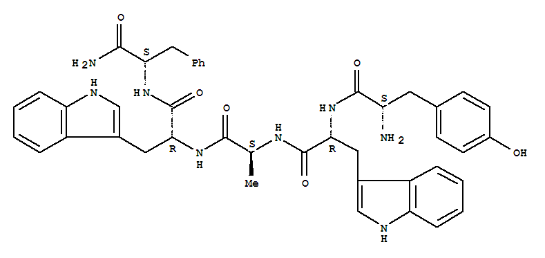 L-Tyrosyl-D-tryptophyl-L-alanyl-D-tryptophyl-L-phenylalaninamide
