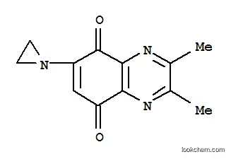 Molecular Structure of 7697-98-5 (6-(aziridin-1-yl)-2,3-dimethylquinoxaline-5,8-dione)