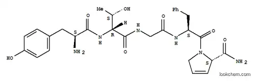 Molecular Structure of 77217-02-8 (enkephalinamide, Thr(2)-delta(3)Pro(5)-)