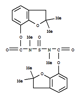 77248-42-1,CARBAMIC ACID, SULFINYLBIS(METHYL-, BIS(2,3-DIHYDRO-2,2-DIMETHYL-7-BEN ZOFURANYL),CARBAMIC ACID, SULFINYLBIS(METHYL-, BIS(2,3-DIHYDRO-2,2-DIMETHYL-7-BEN ZOFURANYL)