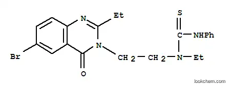 Molecular Structure of 77301-14-5 (1-[2-(6-bromo-2-ethyl-4-oxo-quinazolin-3-yl)ethyl]-1-ethyl-3-phenyl-th iourea)