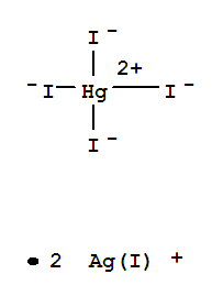 Mercurate(2-),tetraiodo-, disilver(1+), (T-4)- (9CI)(7784-03-4)