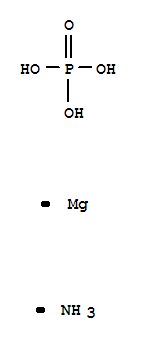 Phosphoric acid,ammonium magnesium salt (1:1:1)