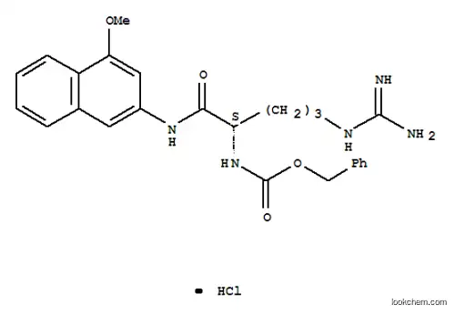 Molecular Structure of 78117-09-6 (Z-ARG-4M-BETANA HCL)