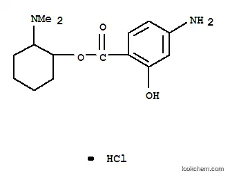 Molecular Structure of 78280-31-6 ((2-dimethylaminocyclohexyl) 4-amino-2-hydroxy-benzoate hydrochloride)