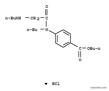 Molecular Structure of 78329-87-0 ([(4-butoxycarbonylphenyl)-butyl-carbamoyl]methyl-butyl-azanium chlorid e)