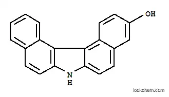 Molecular Structure of 78448-07-4 (3-hydroxy-7H-dibenzo(c,g)carbazole)