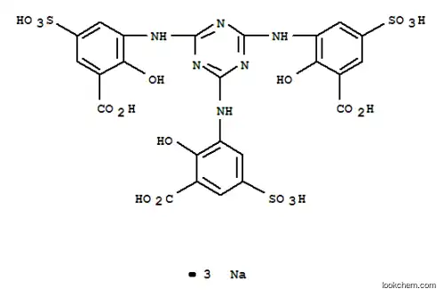 Molecular Structure of 79135-90-3 (3,3',3''-(1,3,5-TRIAZINE-2,4,6-TRIYLTRIIMINO)TRIS[2-HYDROXY-5-SULFO-BENZOIC ACID TRISODIUM SALT)