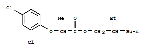 Propanoic acid,2-(2,4-dichlorophenoxy)-, 2-ethylhexyl ester
